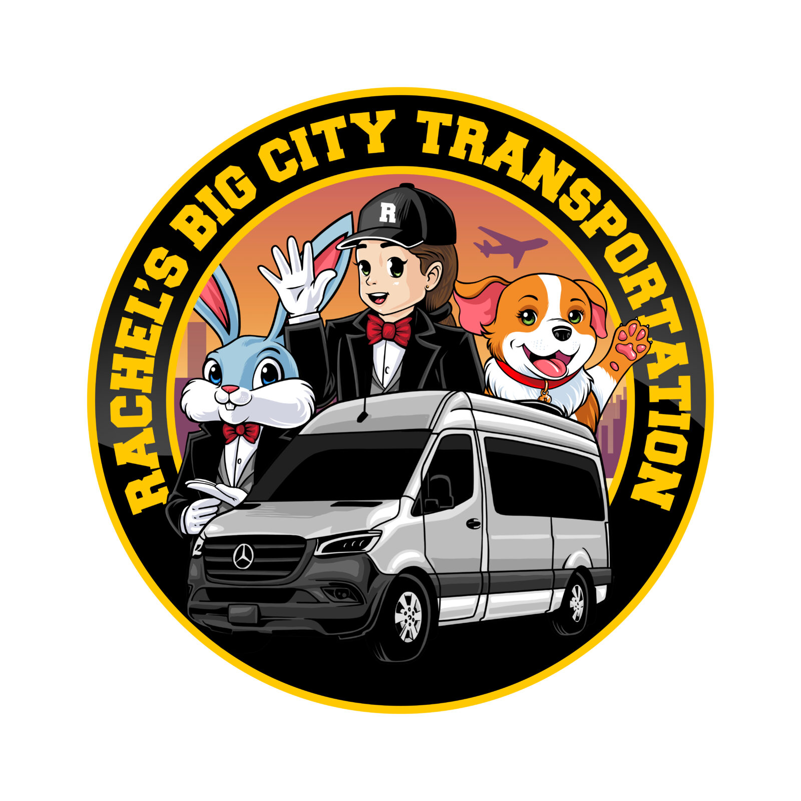 Rachel’s Big City Transportation logo